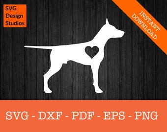 Love Doberman Svg Etsy