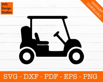 Download Golf Cart Svg Etsy