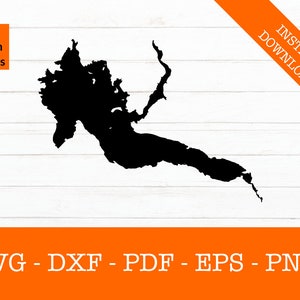 See Granby, Colorado Karte Form SVG geschnitten Datei - PNG - DXF - Cricut - Sommer Vektor Clipart