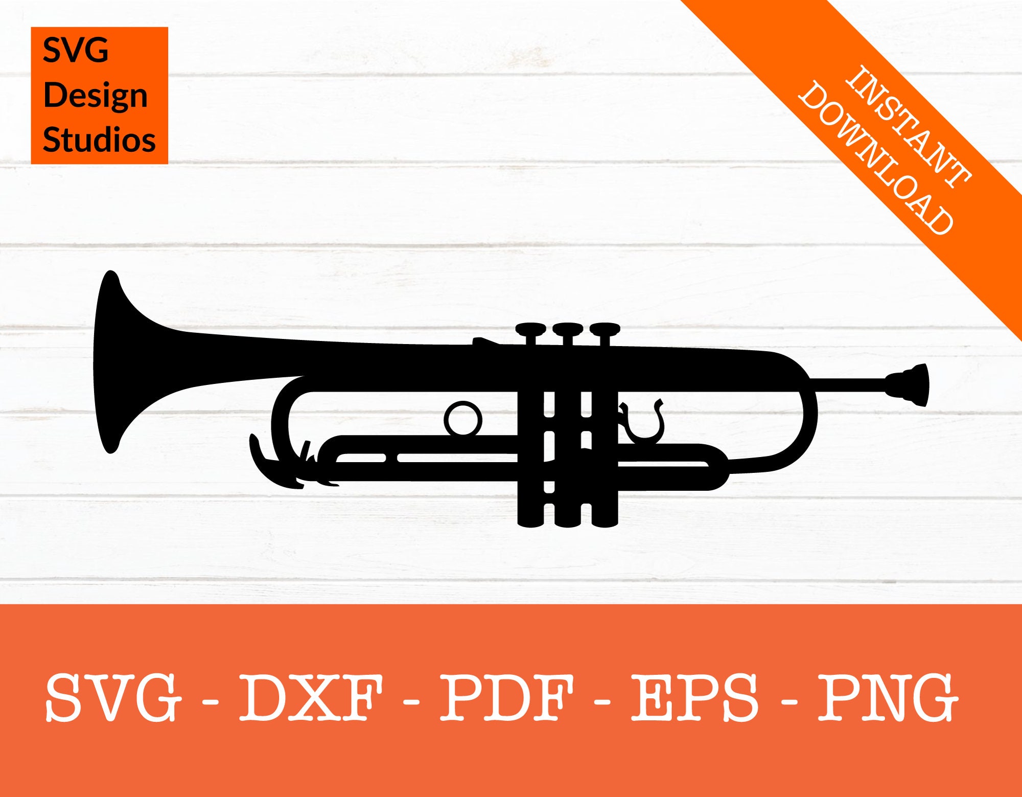 Trumpet Svg, Band Svg, Jazz Svg, Silhouette Shadow SVG Cut File - PNG ...