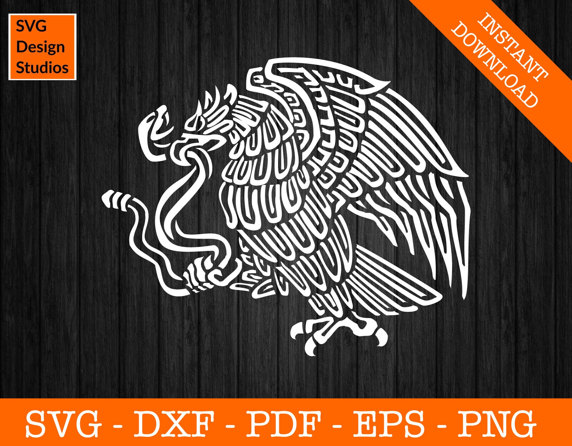 Mexican Eagle Svg, Mexico Svg, Mexico Coat of Arms, Mexico Flag Svg ...