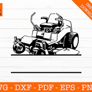 Grasmaaier Svg, Maaier Png, Zero Turn, Split Frame, Grasmaaier Clipart, Landschapsarchitectuur Logo, Sublimatie, Cricut Cut File