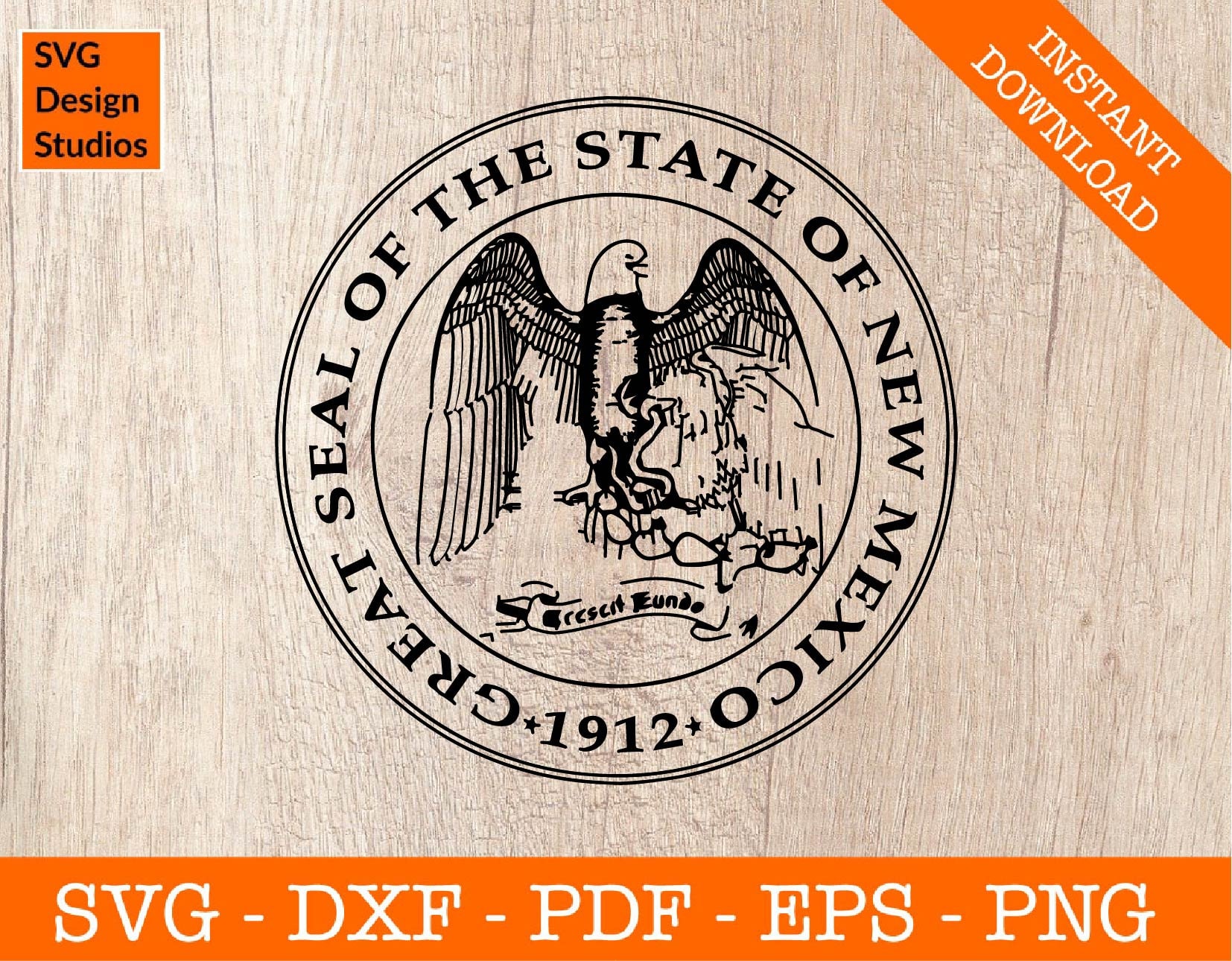 New Mexico State Seal Svg, Badge, Coat of Arms, Flag Svg, Zia Svg, PNG ...
