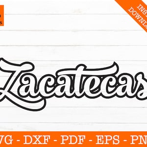 Retro Zacatecas Svg, Mexico Eagle Svg, Mexico Flag Svg, Mexican svg, Mexico Svg Clipart - Cut File - PNG - DXF - Cricut - Vector - Design