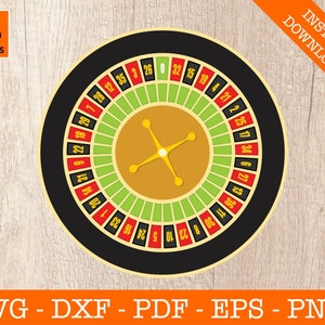 Puede incluir: Una ruleta negra y dorada con casillas numeradas rojas y verdes. Los números del 1 al 36 se muestran en la ruleta, junto con un 0.