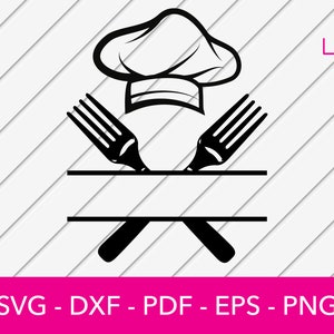 Koch-Logo-Svg, Split-Rahmen-Svg, Kochmütze-Svg, Kochen-Svg, Küche-Svg, Schneidebrett-Svg, Gastronomie-Svg, Koch-Svg, Line-Koch-Svg, Gabel-Svg