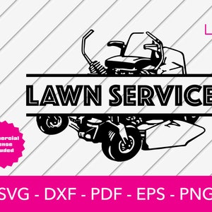 Lawn Care SVG Bundel, Grasmaaier, Zero Turn Mower, Lawn Service, Landschapsarchitectuur, Grasmaaier, Cricut, Cut Files, Logo Design, Digitale Download