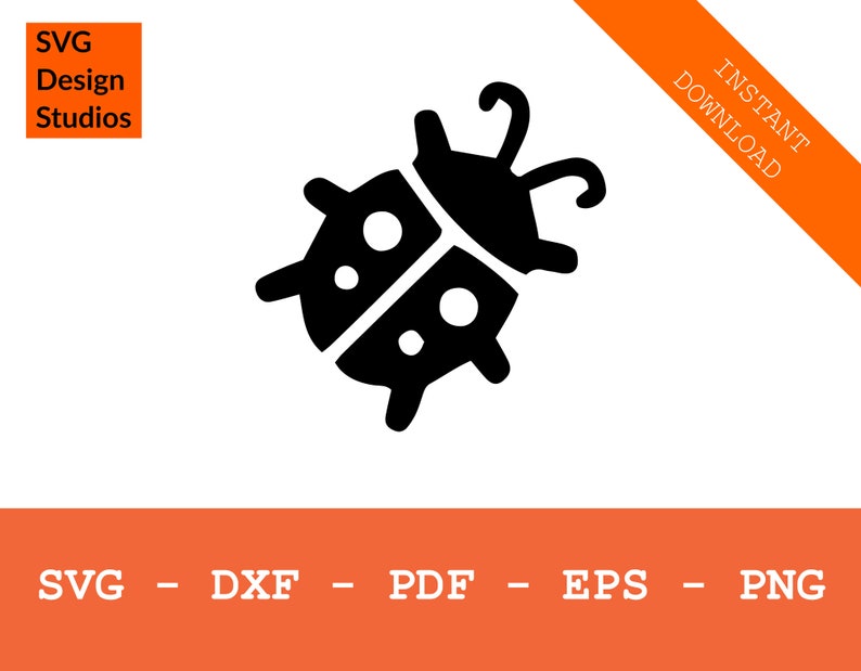 Download Cricut Decal Shape Vector Clipart Ladybug Svg Dxf Png Bug Svg Nature Svg Silhouette Shadow Svg Cut File Clip Art Art Collectibles