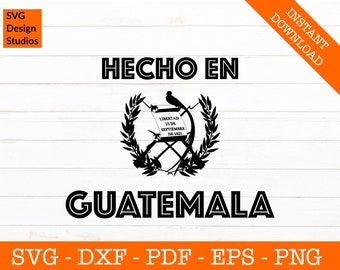 Hecho En Guatemala, Guatemala Crest Svg, Seal, Guatemala Flag