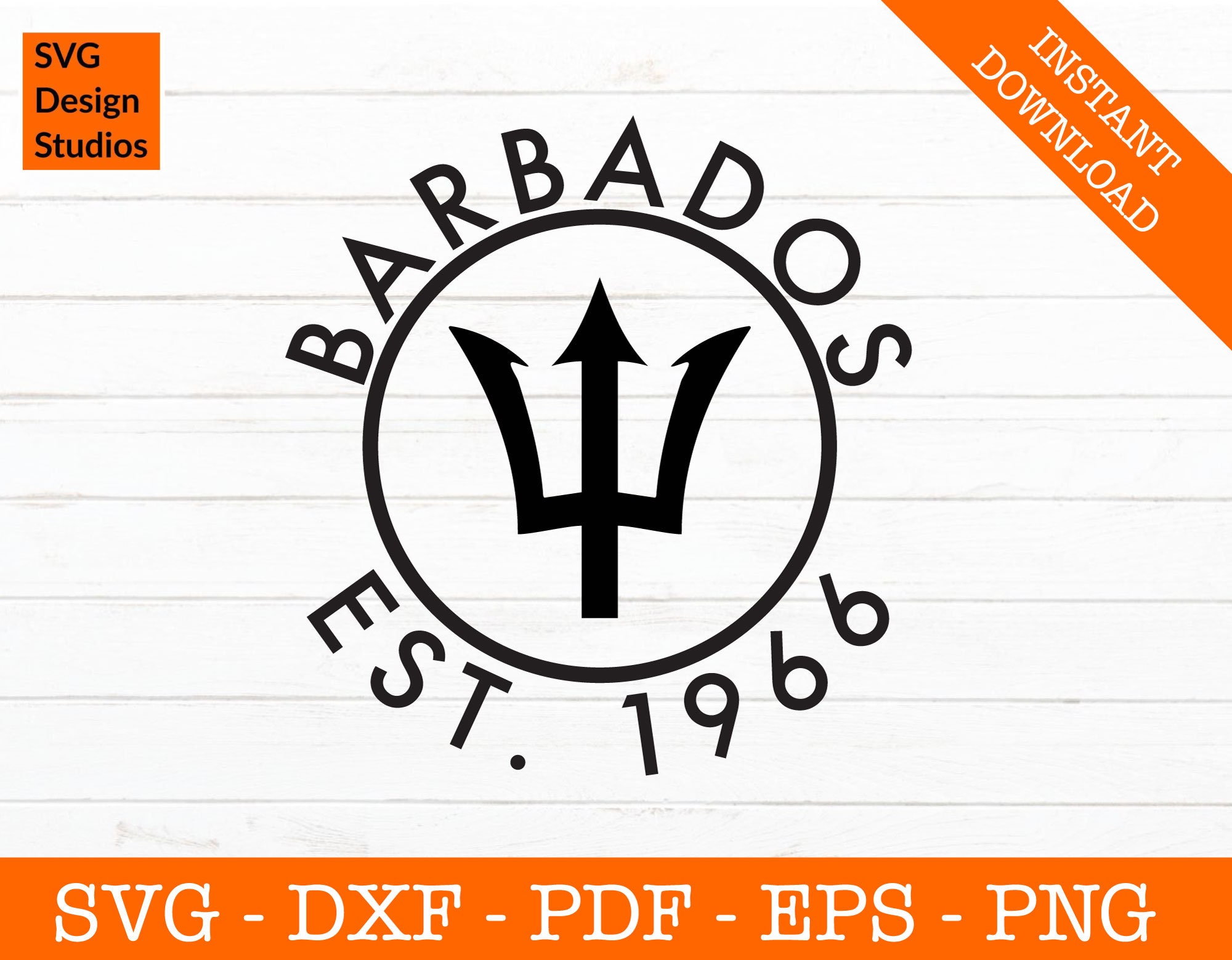 Barbados Svg Barbados Trident Svg Barbados Flag Svg Clipart Etsy