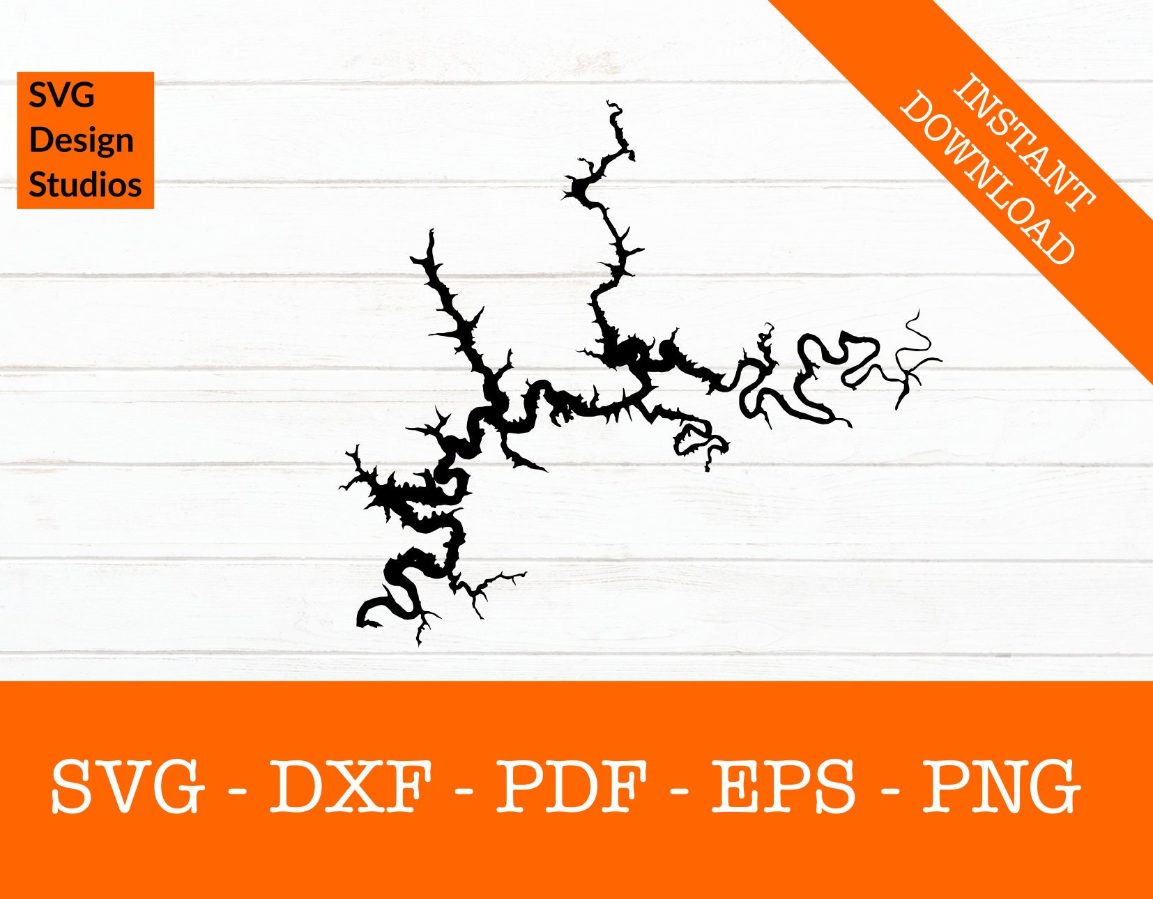 Map Of Nolin Lake Ky Nolin Lake Kentucky Map Svg Cut File Png Dxf Cricut | Etsy Uk