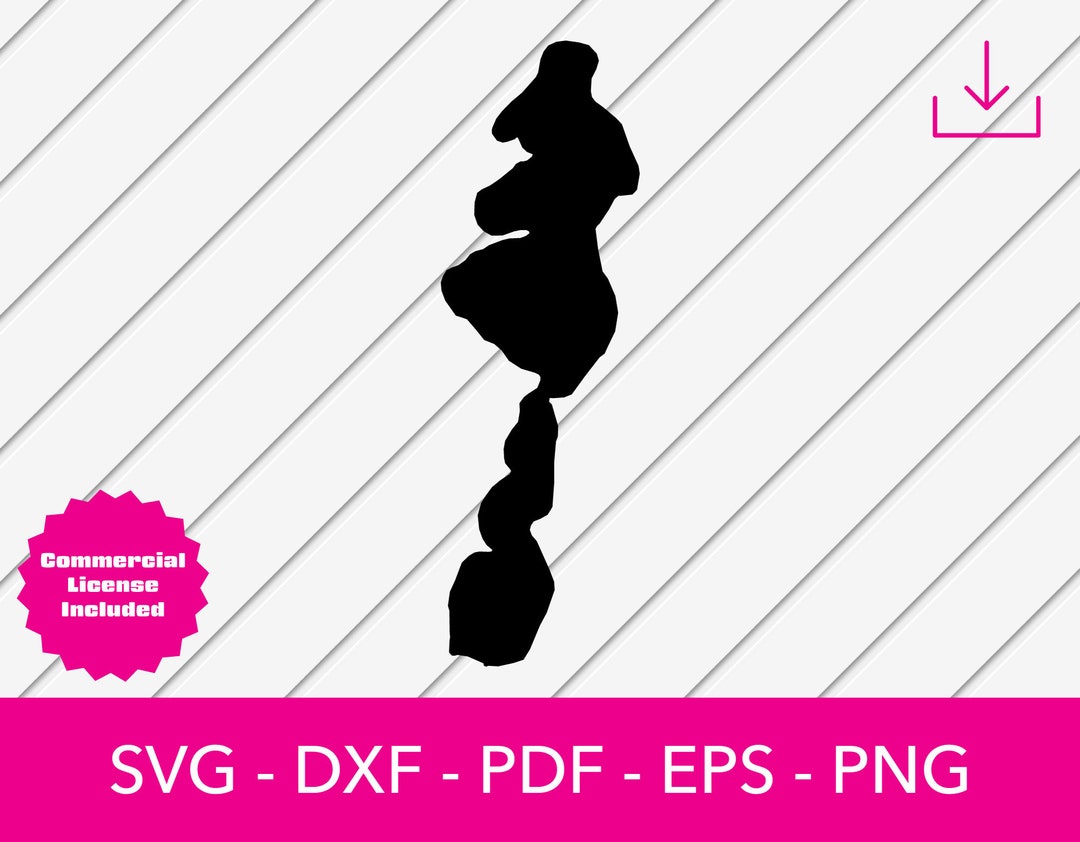 Barlow Lake Svg, Barlow Lake, Michigan Svg, Map SVG Cut File PNG DXF