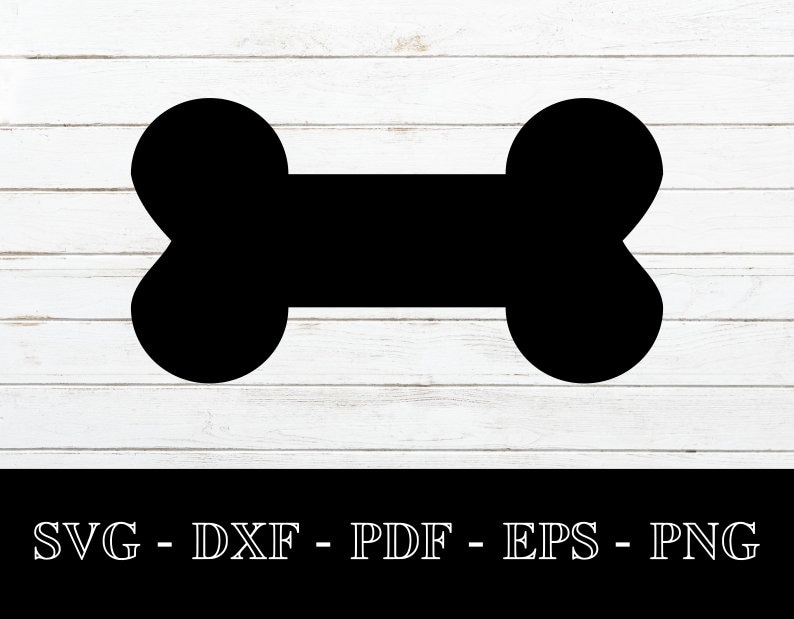 Download Dog Bone Svg Dog Bone Tag SVG Cut File PNG DXF Cricut | Etsy