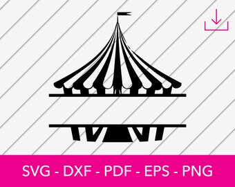 Carnival SVG Bundle, Circus Tent, Staff, Theme, Cricut, Silhouette, Cut Files, PNG, Clipart, Shirt Design, Sublimation, Digital Download