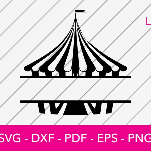 Carnival SVG Bundle, Circus Tent, Staff, Theme, Cricut, Silhouette, Cut Files, PNG, Clipart, Shirt Design, Sublimation, Digital Download