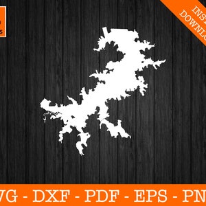 See Pfeilspitze svg, Texas Lake Karte Form SVG geschnitten Datei - PNG - DXF - Cricut Sommer Vektor Clipart - kommerzielle Lizenz enthalten