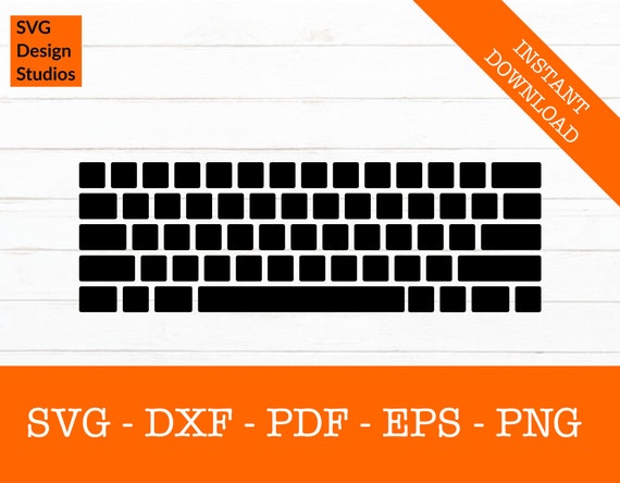 Download Computer Keyboard Svg Silhouette Shadow Svg Cut File Png Etsy