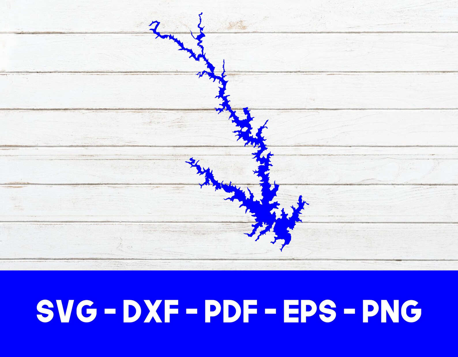 Randleman Lake North Carolina Map Shape SVG Cut File PNG Etsy