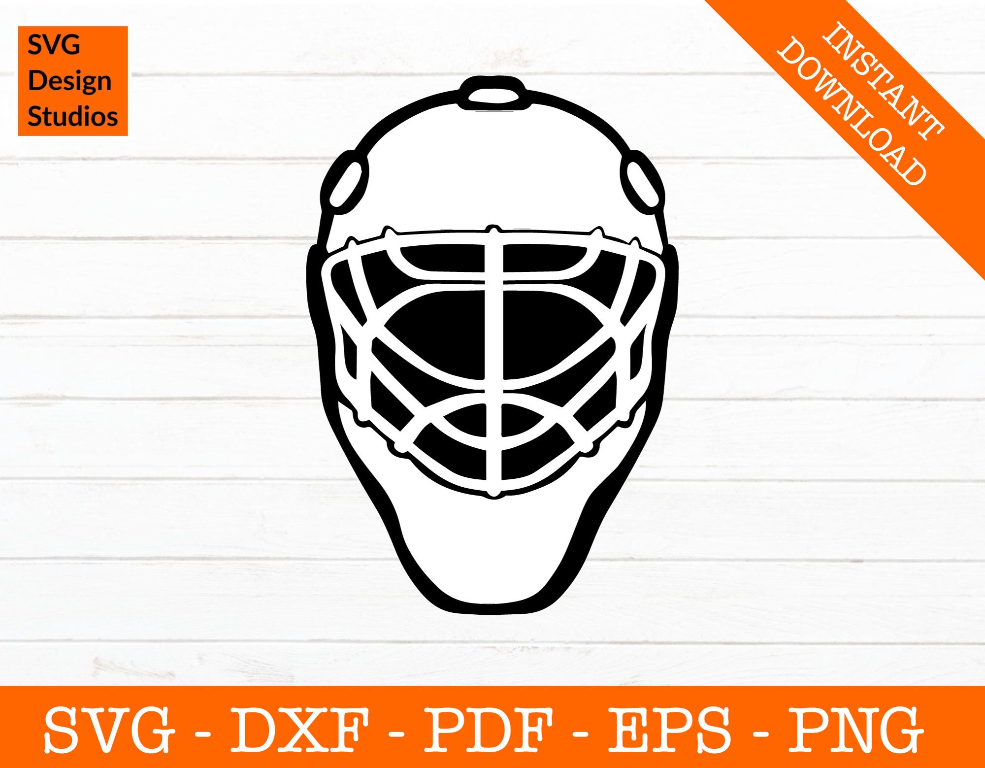Hockey Mask Logo Svg, Hockey Svg, Puck Svg, Stick Svg, Ice Skating Svg
