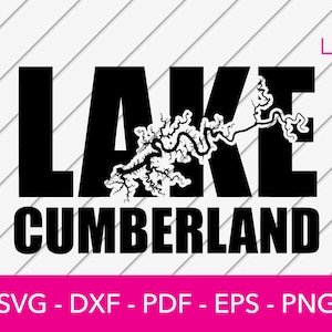 See Cumberland SVG, See Cumberland Kentucky Karte SVG geschnitten Datei - PNG - DXF - Cricut - Sommer Vektor Clipart