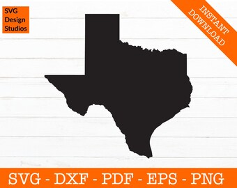 Texas svg, mapa detallado del estado de Texas svg, texan svg, peine - archivo de corte SVG - DXF - Cricut - imágenes prediseñadas - vinilo troquelado - licencia comercial