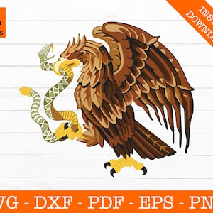 Mexico Svg, Mexico Wapenschild, Eagle, Mexico Vlag Svg, Mexicaanse svg, Mexicaanse Svg, Mexico Vlag Clipart - Cut File - PNG - DXF - Cricut