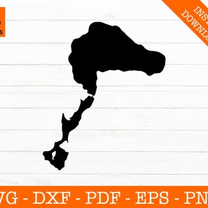 Beaver Lake, New Hampshire Karte Form SVG geschnitten Datei - PNG - DXF - Cricut - Sommer Vektor Clipart - kommerzielle Lizenz enthalten