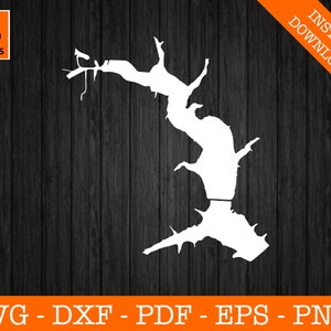 See Winnebago, Missouri Karte Form SVG geschnitten Datei - PNG - DXF - Cricut - Sommer Vektor Clipart Download - kommerzielle Lizenz enthalten
