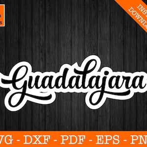 Retro Guadalajara Svg, Mexico Flag Svg, Mexican svg, Mexico Svg, Mexico Flag Clipart - Cut File - PNG - DXF - Cricut - Vector - Design