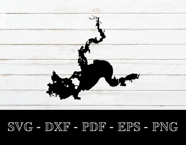 PNG Summer Vector Clipart Texas Louisiana Map Shape SVG Cut File Cricut DXF Caddo Lake