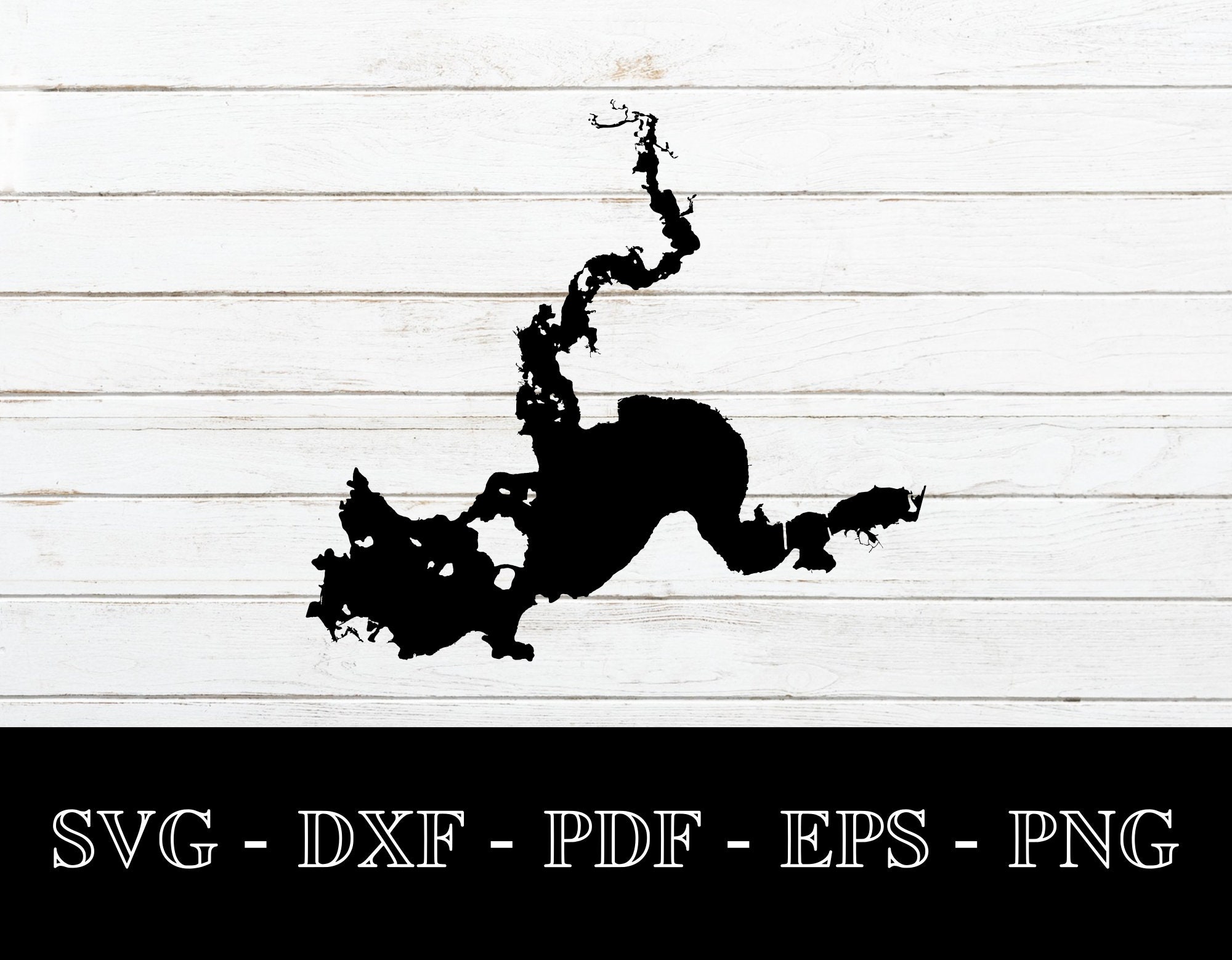 PNG Summer Vector Clipart Texas Louisiana Map Shape SVG Cut File Cricut DXF Caddo Lake