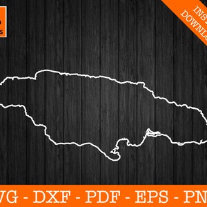 Jamaika Karte SVG, Jamaika SVG, Jamaika SVG, Reggae SVG, Bob Marley Clipart geschnitten Datei - png, pdf, eps, dxf - Cricut - Vektor Clipart - Design