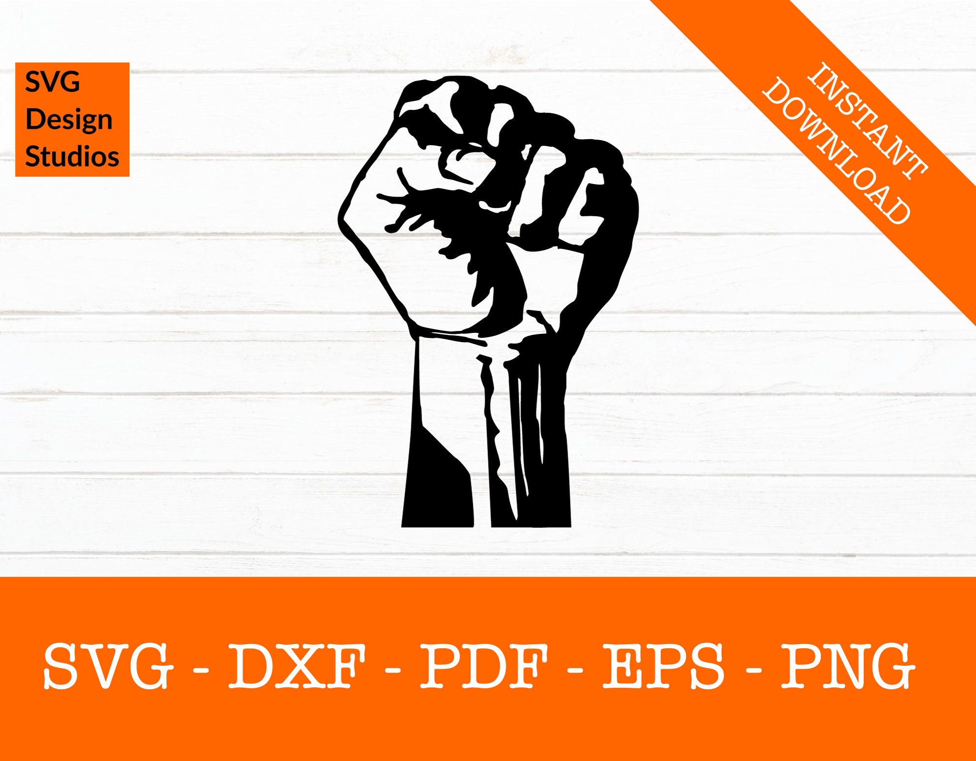 Puño levantado svg, Fight Back svg, Silhouette Shadow SVG Cut File ...