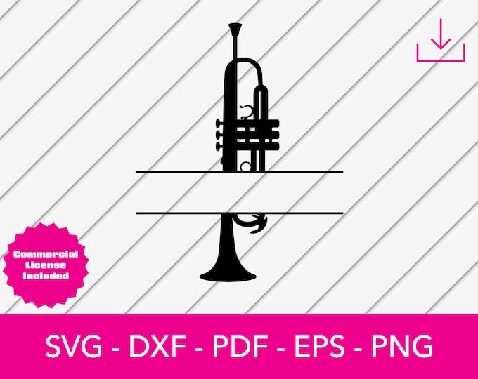 Trumpet Svg, Band Svg, Jazz Svg, Silhouette Shadow SVG Cut File - PNG ...