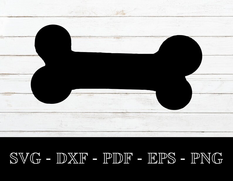 Download Dog Bone Svg Dog Bone Tag SVG Cut File PNG DXF Cricut | Etsy