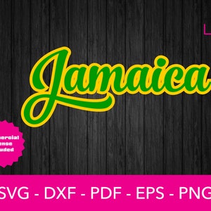 Retro Jamaica Svg, Jamaica Jamaican Flag, Rastafari Svg SVG Cut File - PNG - DXF - Cricut - Vector Clipart - Design - Instant Download