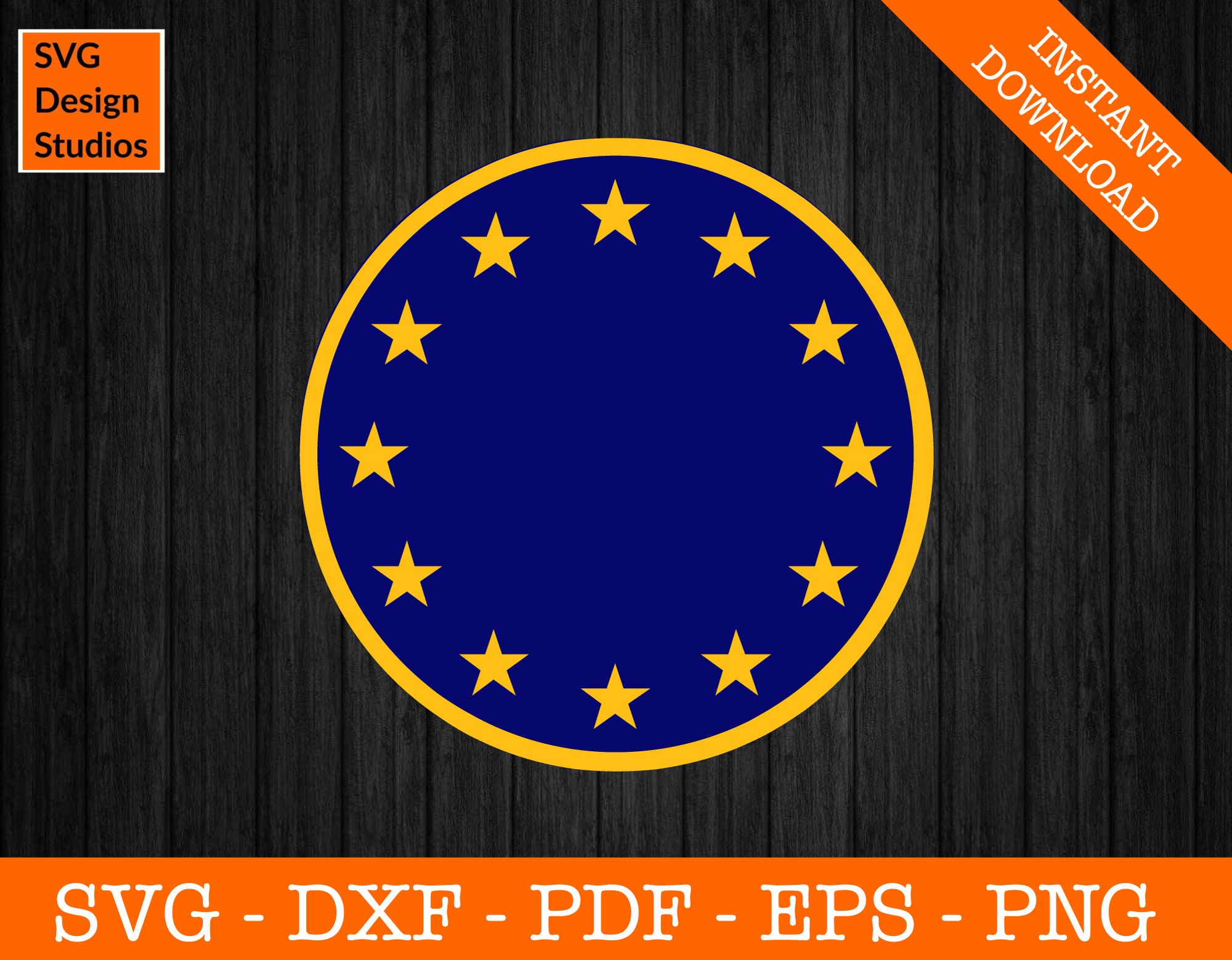 Craft Supplies & Tools Design Europe Flag Svg Instant Download Cricut EU Flag Svg DXF European