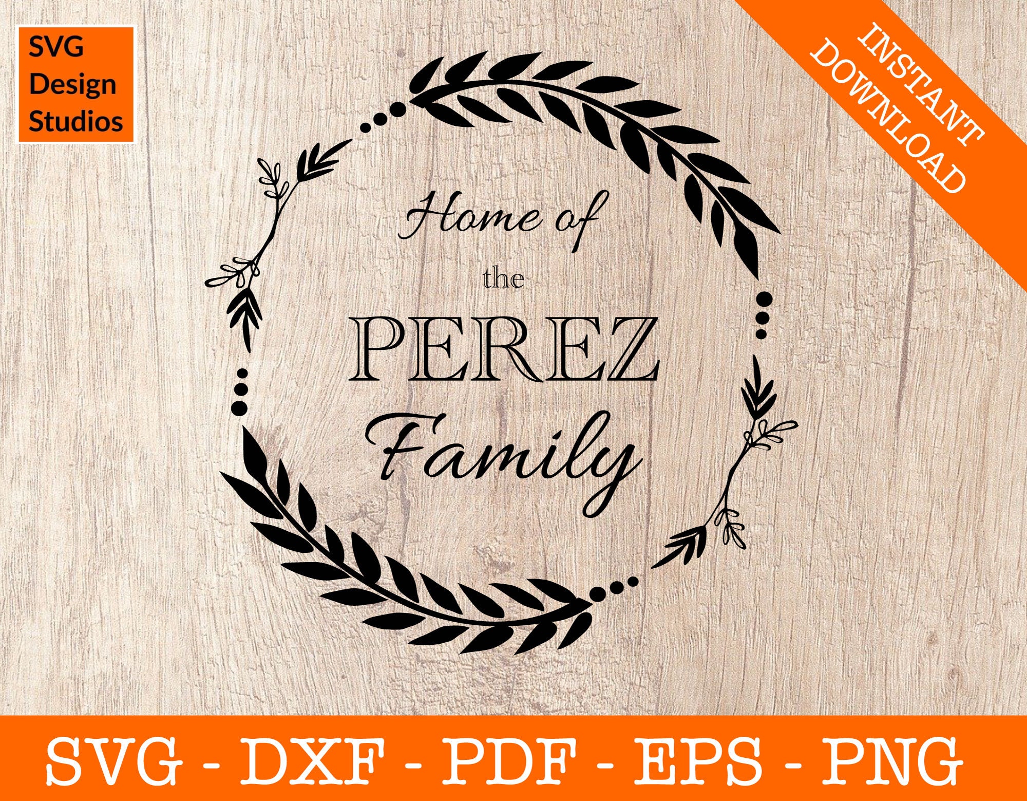 Home of the Perez Family Svg Welcome Svg Farmhouse Svg - Etsy