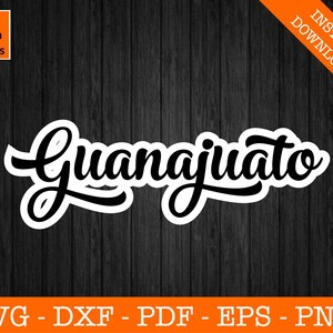 Retro Guanajuato Svg, Mexico Flag Svg, Mexican svg, Mexico Svg, Mexico Flag Clipart - Cut File - PNG - DXF - Cricut - Vector - Design