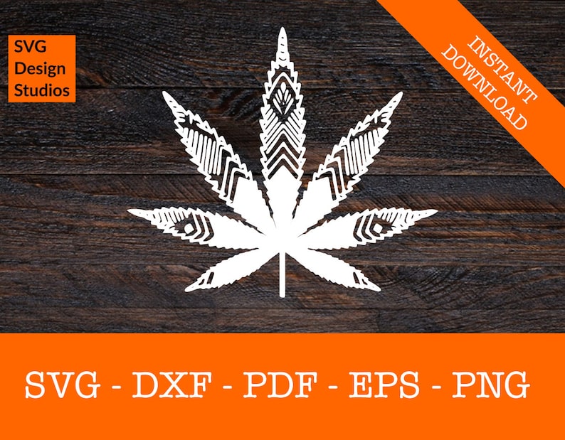 Download Zentangle Marijuana Weed Leaf Mandala Shape Cannabis CBD ...
