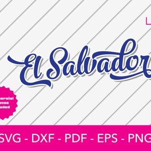 Retro El Salvador Svg, El Salvador Flag Svg, El Salvador Flag Clipart, Classic - Cut File - PNG - DXF - Cricut - Vector Clipart - Design