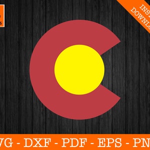 Colorado Svg, Colorado State Flag Svg, Clipart SVG - Cut File - PNG - DXF - Cricut - Vector Clipart - Design - Instant Download