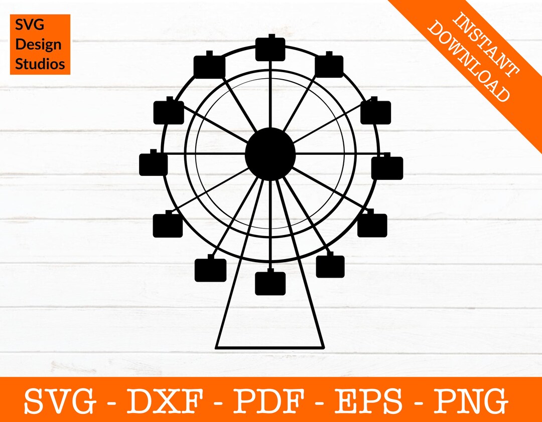 Fair Rides Svg Ferris Wheel Svg, Circus Svg, Carnival Svg, Fair Svg, State Fair Cut ...