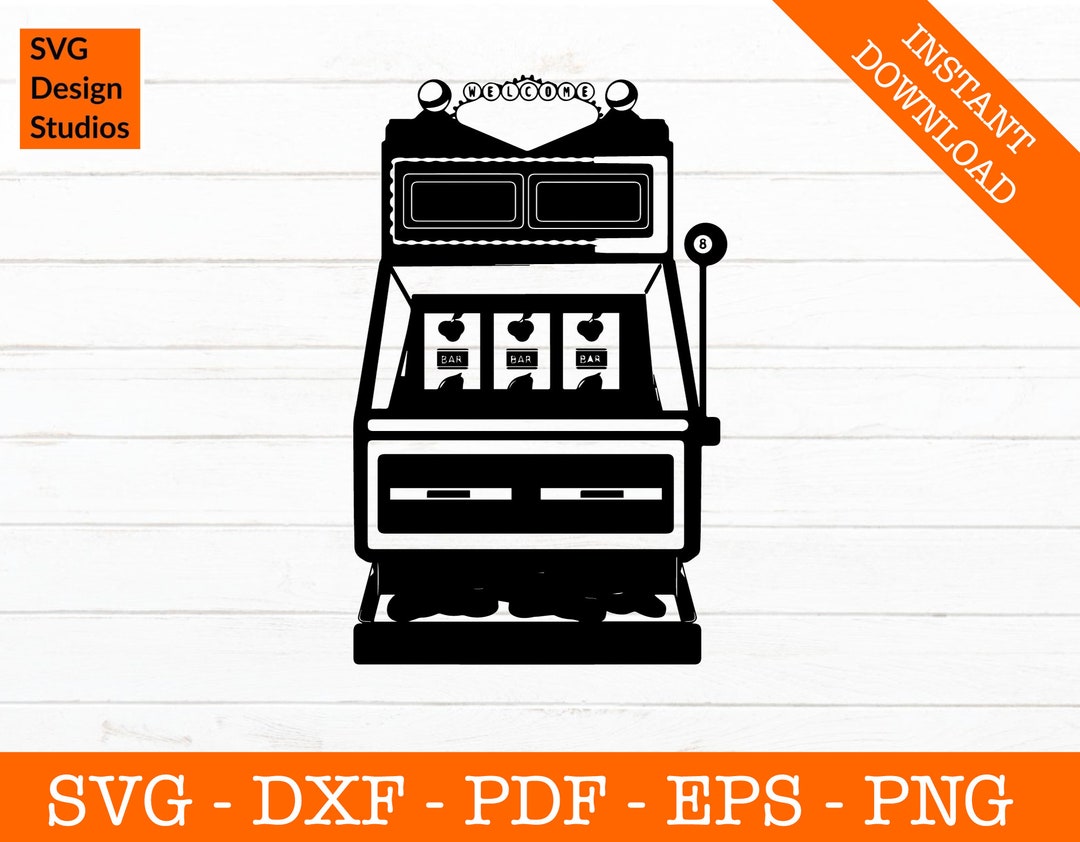 Slot Machine Svg, Slots Svg, Jackpot Svg, Gambling Svg, 777 Svg, Las