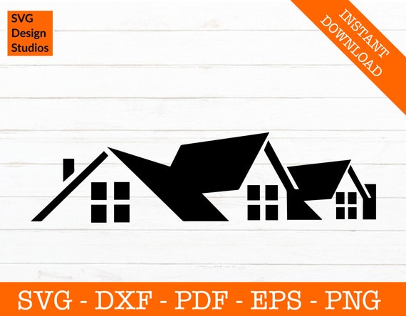 House Roof Svg, Roofing Svg, Roofer Svg, Eps, Dxf, Png, Pdf, Silhouette,  Glowforge, Cricut Cut File Shape Vector Clipart Instant Download - Etsy