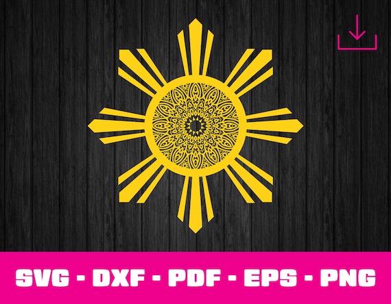 Philippines Flag Sun Frame Svg, Philippine Flag svg, Filipina, Filipino Cut  File - PNG - DXF - Cricut - Vector Clipart - Design - Download