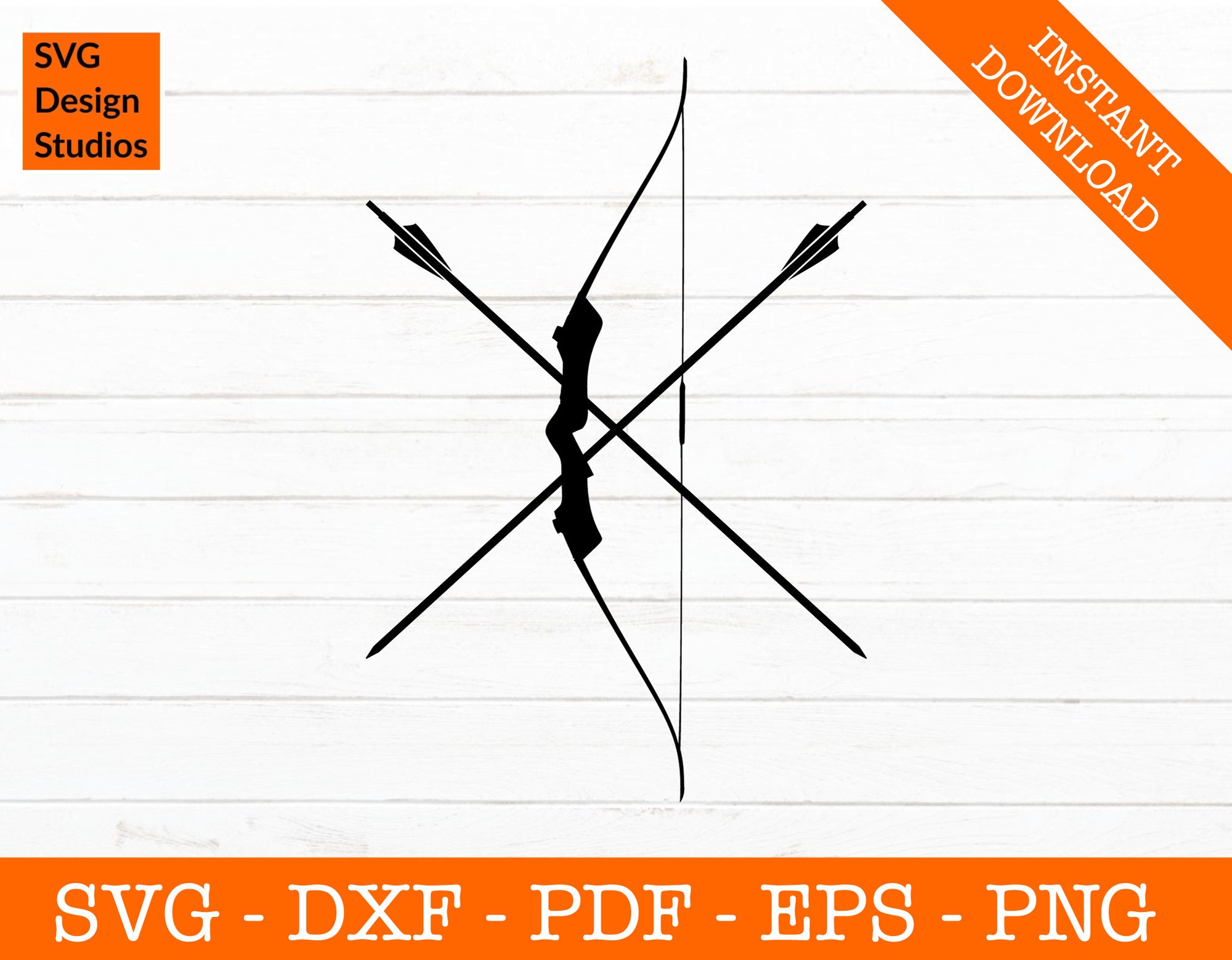 Bow Svg, Archery Svg, Bow and Arrow Svg, Recurve Svg, Archery Logo