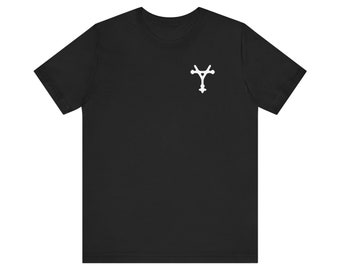 T-shirt met zaklogo, uniseks jersey T-shirt