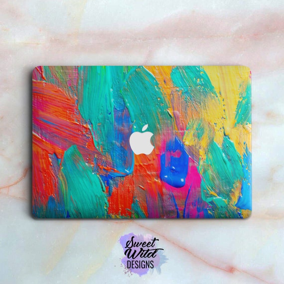 Electronics & Accessories Electronics Cases Rainbow splashes oil paint