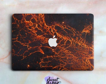 Lava Marble MacBook Case, Protective Plastic Cover